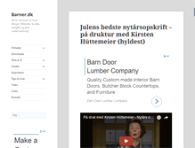 Tablet Screenshot of barner.dk